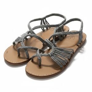 VINES Braided Blue Sandals